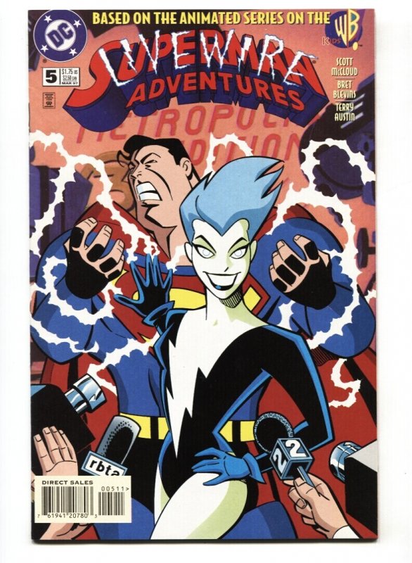 Superman Adventures #5 - 1997 - DC - NM- - Comic Book (DC Comics, 1997), raw comic book in NM- condition — front cover