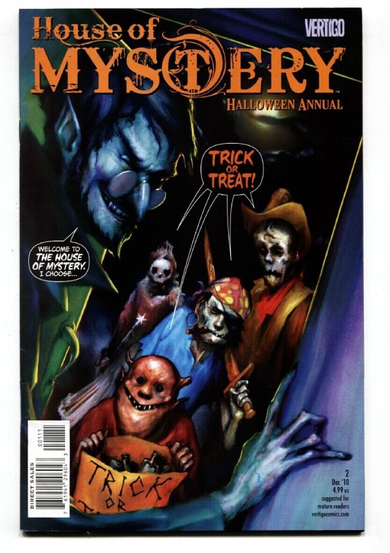 House of Mystery Halloween Annual #2 (DC Comics, 2010), raw comic book in NM- condition — front cover