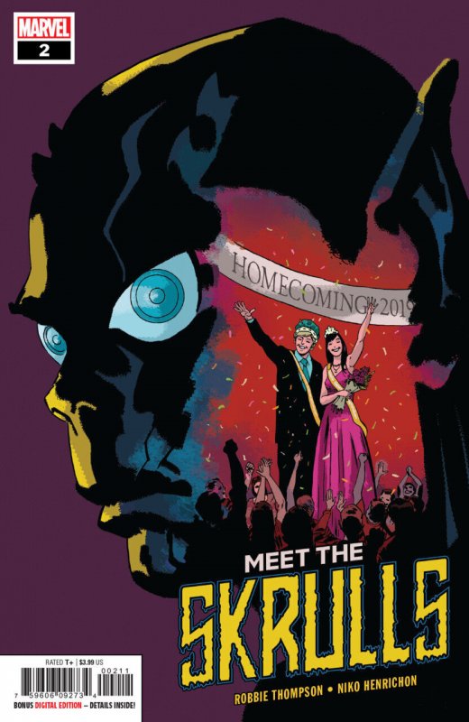 Meet the Skrulls #2 (2019), raw comic book in VF/NM condition — front cover