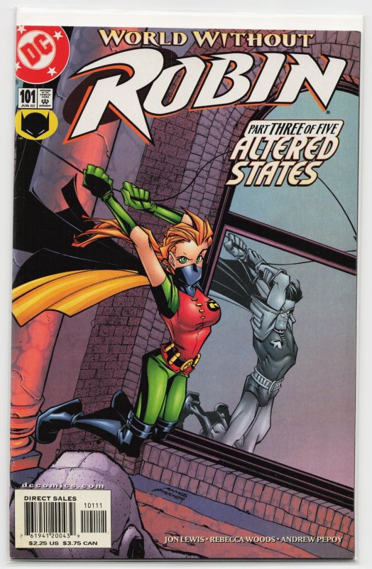 Robin #101 (DC Comics, 2002), raw, ungraded comic book — front cover