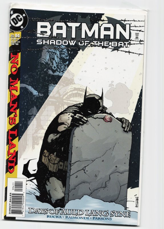 Batman: Shadow of the Bat #94 (DC Comics, 2000), raw, ungraded comic book — front cover
