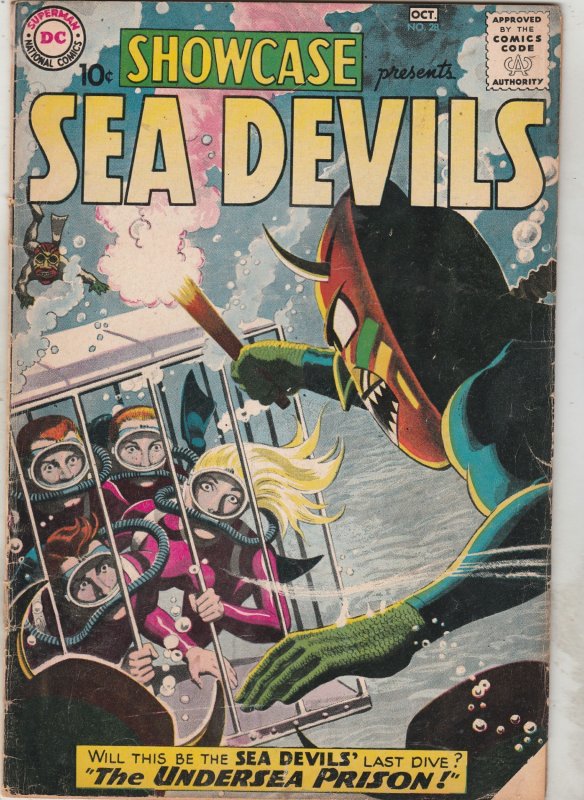 Showcase #28 (DC Comics, 1960), raw comic book in VG+ condition — front cover