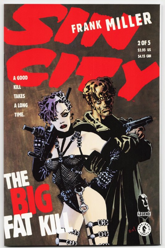 Sin City: The Big Fat Kill #2 (Dark Horse Comics, 1994), raw, ungraded comic book — front cover