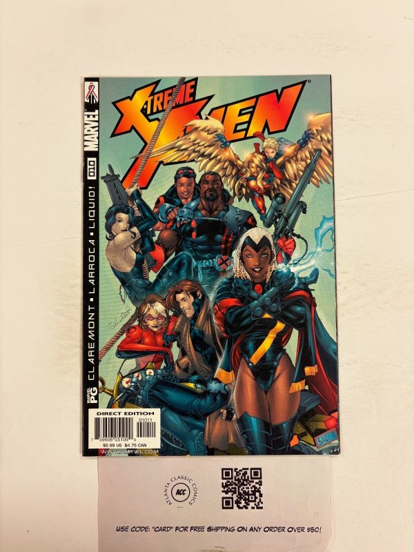 X-Treme X-Men #10 (Marvel Comics, 2002), raw comic book in NM condition — front cover