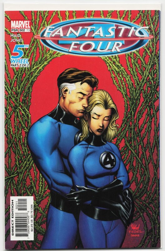 Fantastic Four #502 (Marvel Comics, 2003), raw, ungraded comic book — front cover