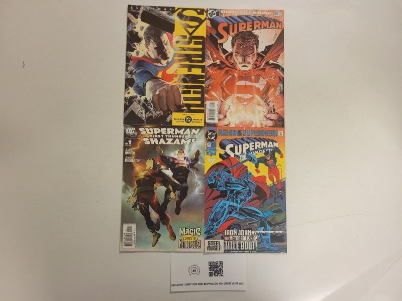 4 DC Comics #23 209 Superman + #1 First Thunder + #3 Strength 52 TJ27, raw, ungraded comic book — front cover
