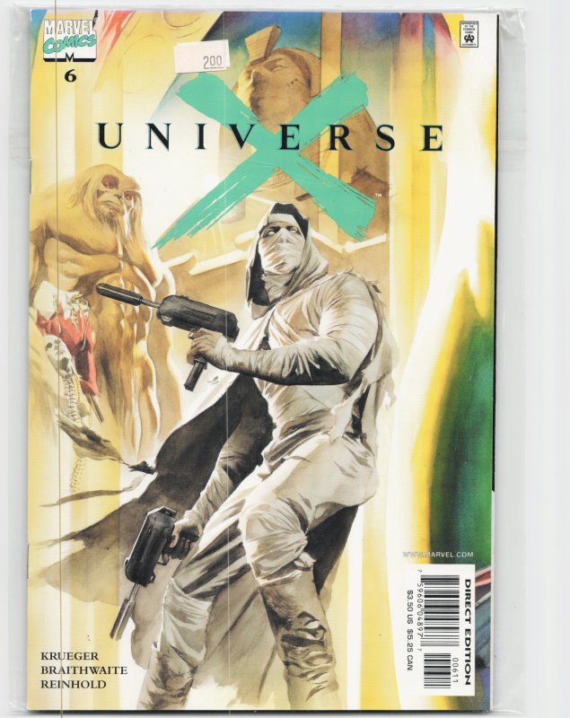 Universe X #6 (2001), raw, ungraded comic book — front cover