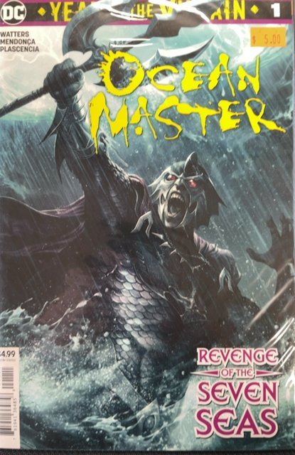 Ocean Master: Year of the Villain (2020) (2020), raw, ungraded comic book — front cover