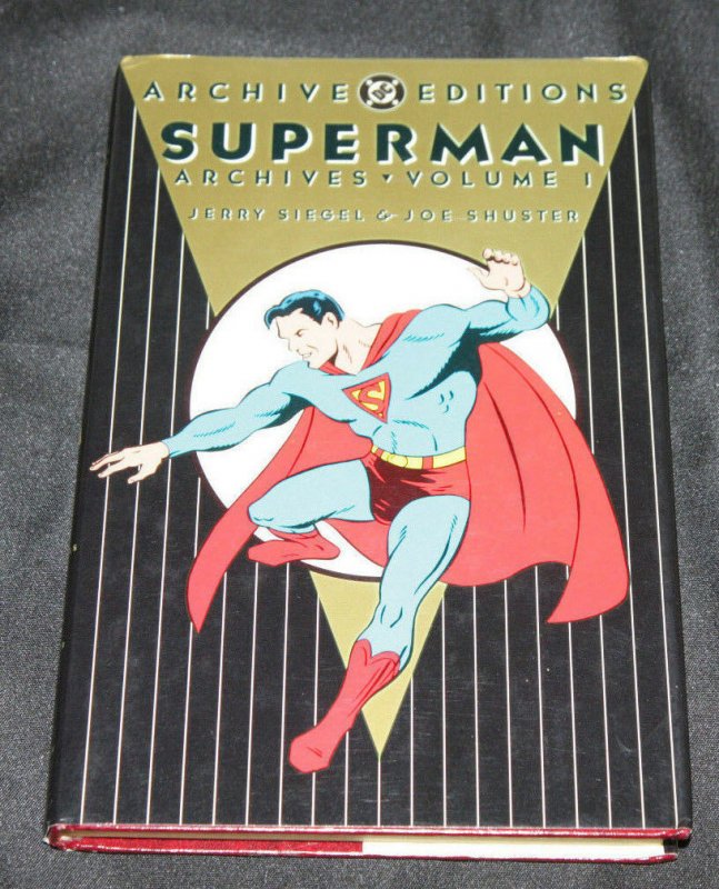 1989 DC Archives Edition Superman Vol 1 Hardcover VF (DC Comics, 1989), raw comic book in VF condition — front cover