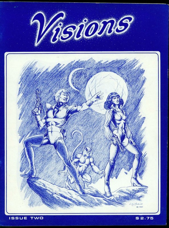 Visions #2 (1980), raw comic book in VG condition — front cover