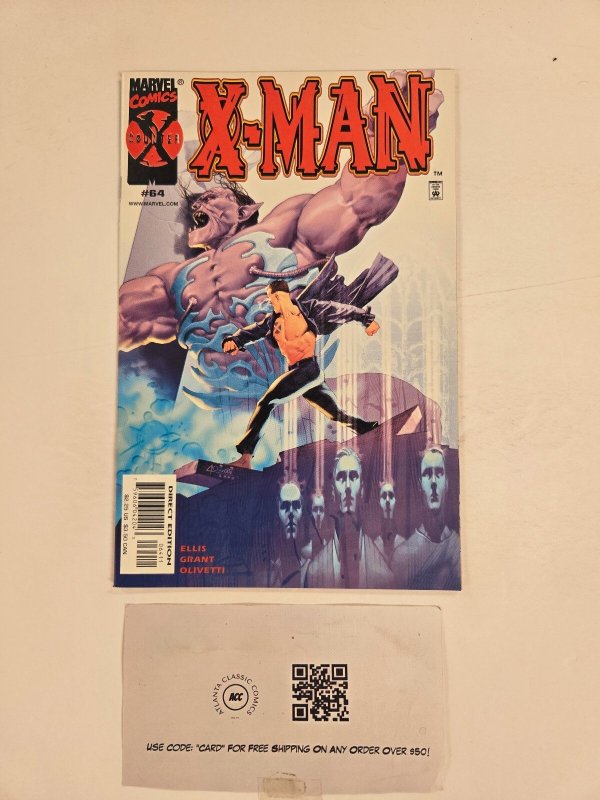 X-Man #64 (Marvel Comics), raw comic book in NM condition — front cover