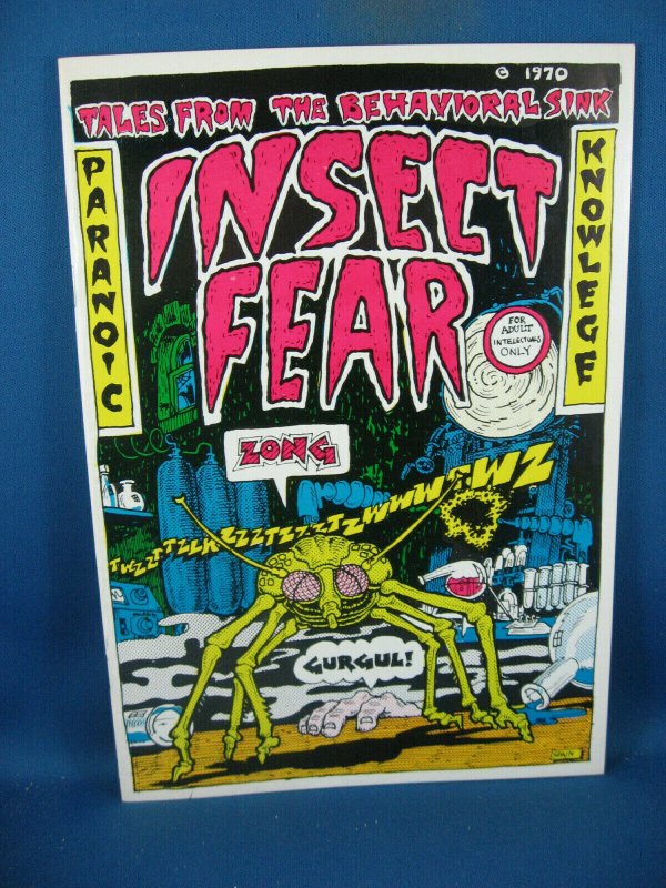 Insect Fear #1 (1970), raw comic book in VF+ condition — front cover