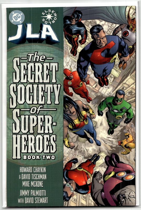JLA: Secret Society of Super-Heroes #2 (DC Comics, 2000), raw, ungraded comic book — front cover
