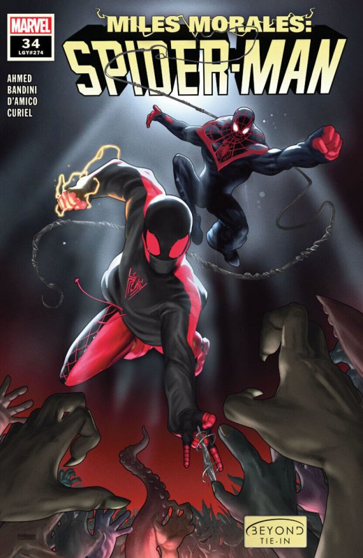 Miles Morales: Spider-Man #34 (Marvel Comics, 2018), raw comic book in NM condition — front cover