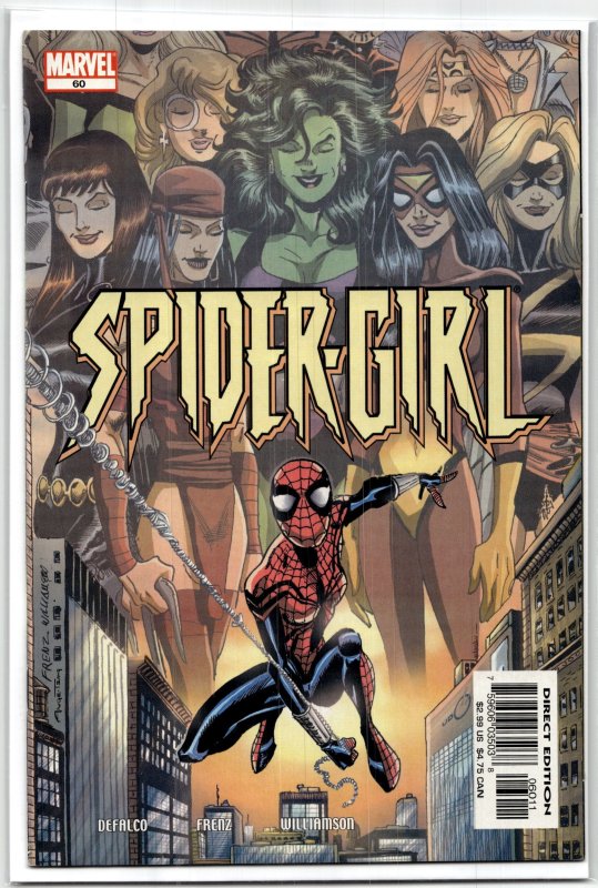 Spider-Girl #60 (Marvel Comics, 2003), raw, ungraded comic book — front cover