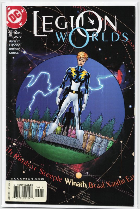 Legion Worlds #2 (2001), raw, ungraded comic book — front cover