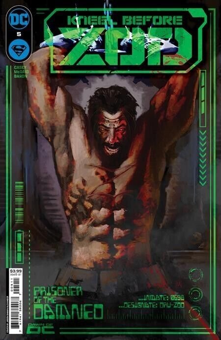 Kneel Before Zod #5 (2024), raw comic book in VF/NM condition — front cover