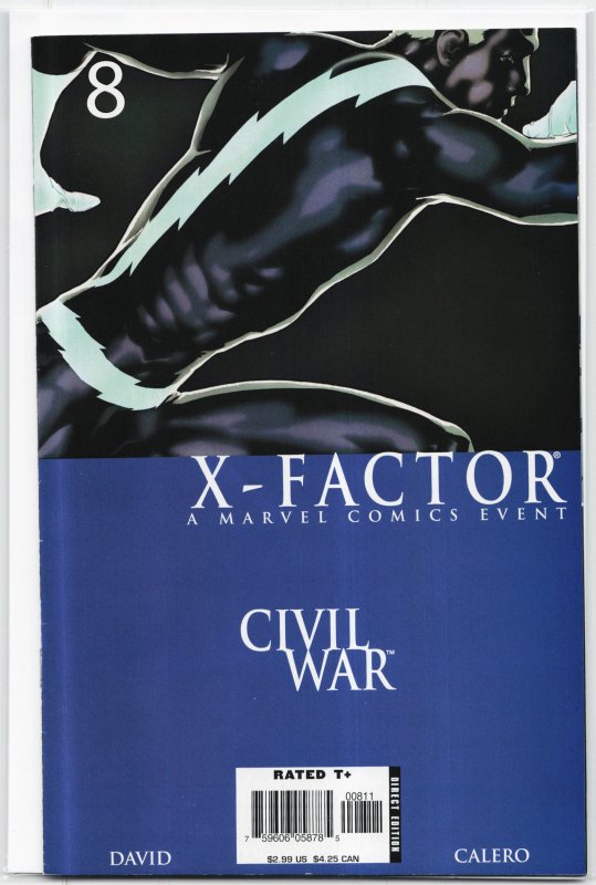 X-Factor #8 (Marvel Comics, 2006), raw, ungraded comic book — front cover