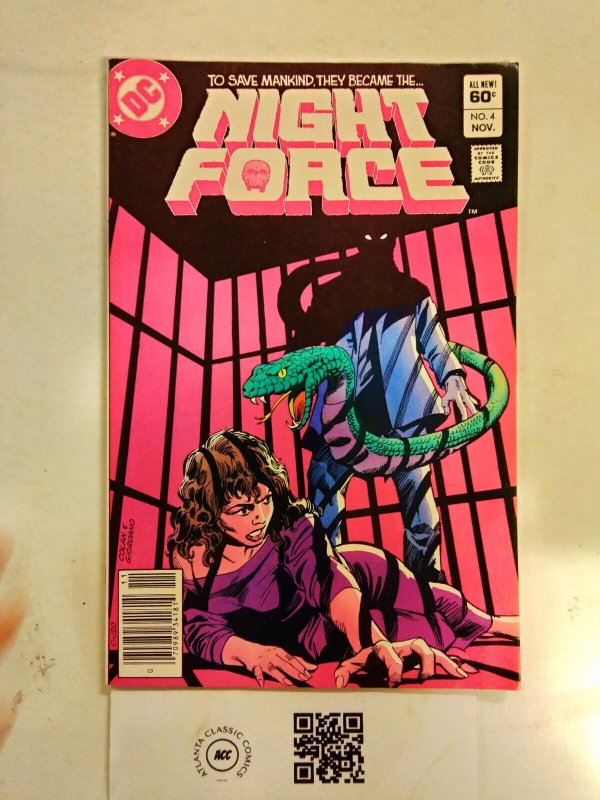 Night Force #4 (DC Comics), raw comic book in NM condition — front cover