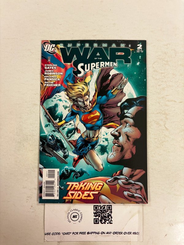 Superman War of the Supermen #2 (DC Comics), raw comic book in NM condition — front cover
