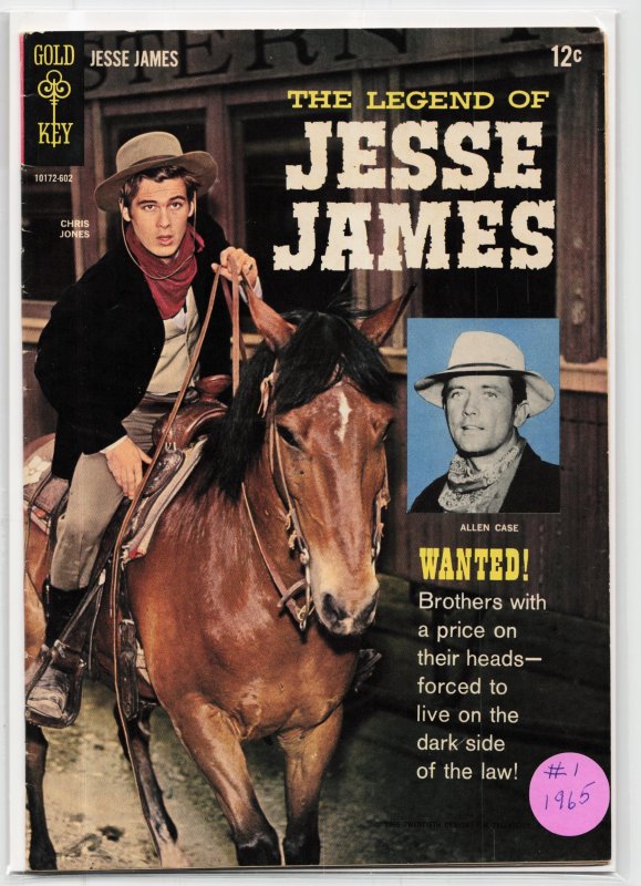 The Legend of Jesse James (1966) (1966), raw, ungraded comic book — front cover