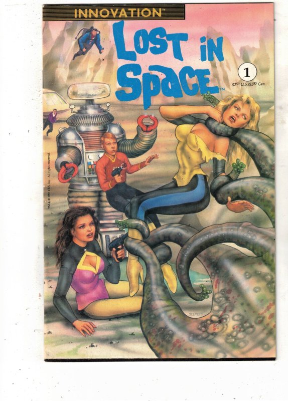 Lost in Space #1 (1991), raw comic book in NM- condition — front cover