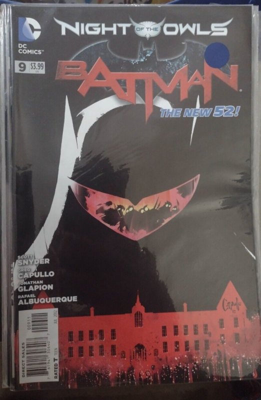 Batman Vol 2 #9 (DC Comics, 2012), raw, ungraded comic book — front cover