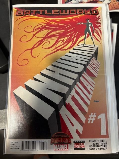 Inhumans: Attilan Rising #1 (2015), raw, ungraded comic book — front cover