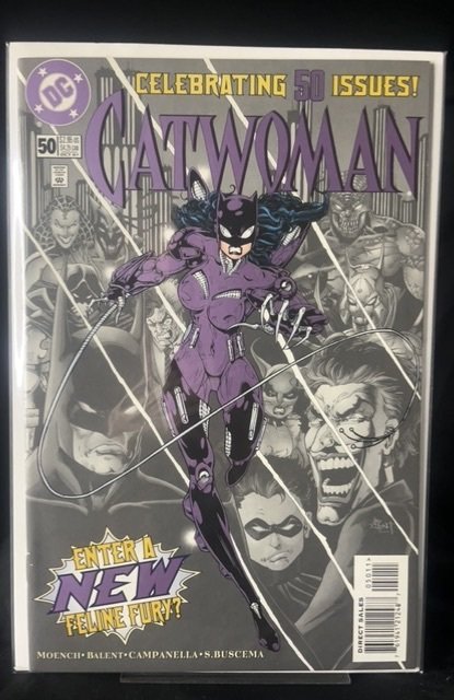 Catwoman #50 (DC Comics, 1997), raw, ungraded comic book — front cover