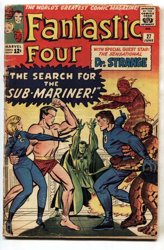 Fantastic Four #27 (Marvel Comics, 1964), raw, ungraded comic book — front cover