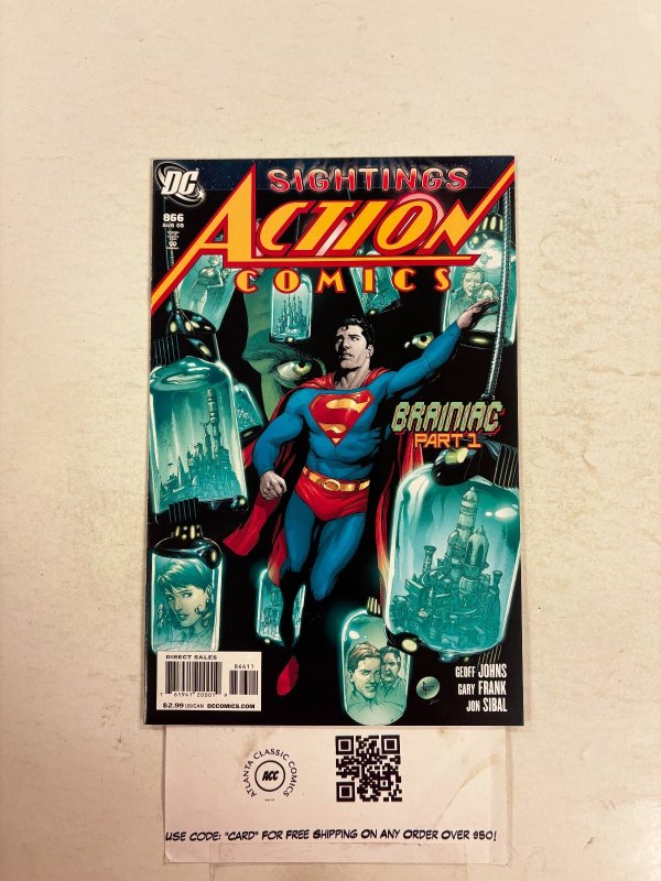 Action Comics #866 (DC Comics), raw comic book in NM condition — front cover
