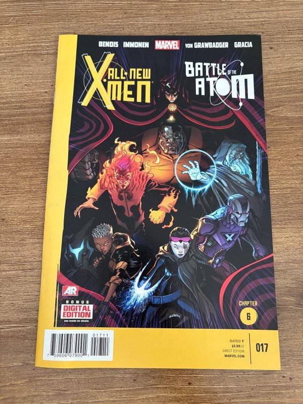 Lot of 6 All-New X-Men Marvel Comic Books # 17 18 19 20 + Bota 1 2 Vf-Nm 6 J325, raw comic book in NM condition — front cover
