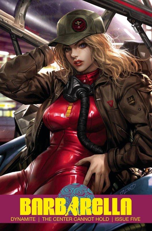 Barbarella the Center Cannot Hold #5 (Dynamite Entertainment, 2023), raw, ungraded comic book — front cover