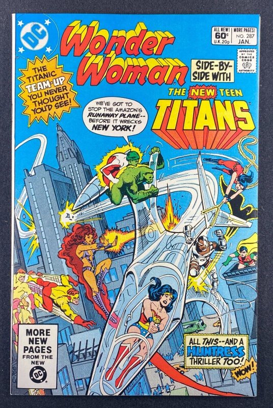 Wonder Woman #288 (DC Comics, 1942), raw comic book in VF/NM 9.0 condition — front cover