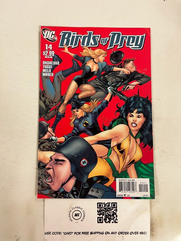 Birds of Prey #14 (DC Comics), raw comic book in NM condition — front cover