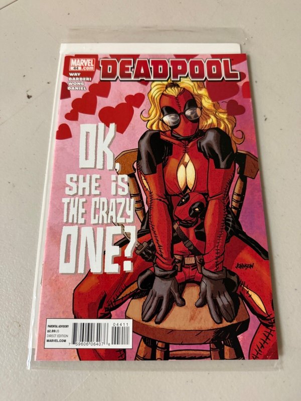 Deadpool #44 (Marvel Comics, 2015), raw comic book in NM condition — front cover