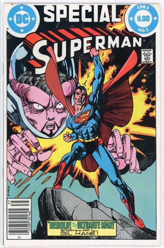 Superman Special #1 (DC Comics, 1983), raw comic book in VF+ 8.5 condition — front cover