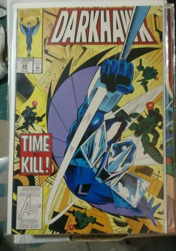 Darkhawk #28 (Marvel Comics, 1993), raw, ungraded comic book — front cover