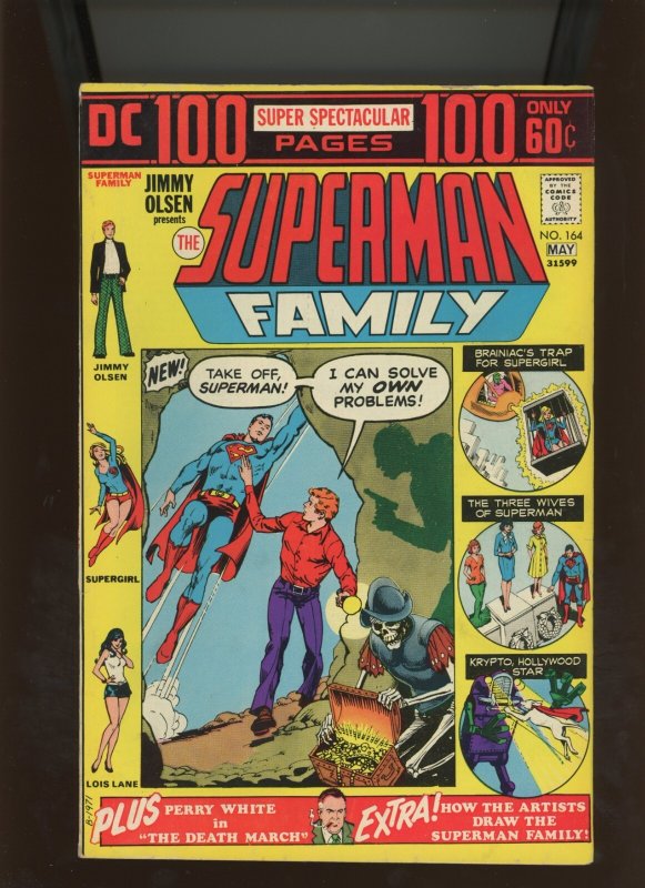 The Superman Family #164 (DC Comics, 1974), raw comic book in 7.0 condition — front cover