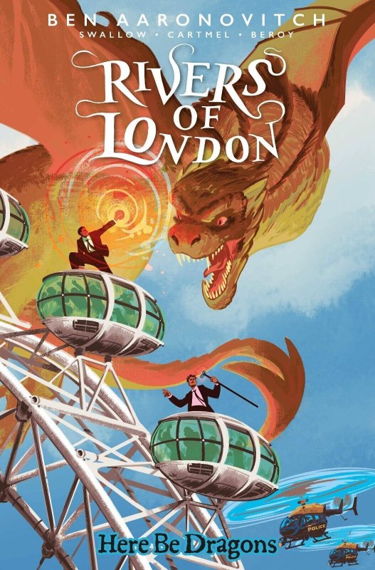 Rivers of London Here Be Dragons #2 (Titan Comics, 2023), raw, ungraded comic book — front cover