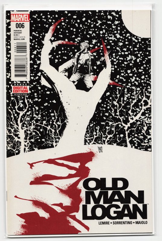 Old Man Logan #6 (Marvel Comics, 2016), raw, ungraded comic book — front cover