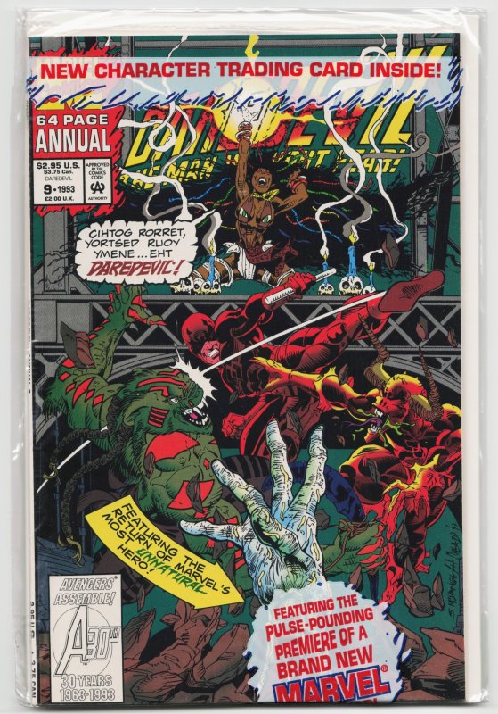 Daredevil Annual #9 (Marvel Comics, 1993), raw, ungraded comic book — front cover