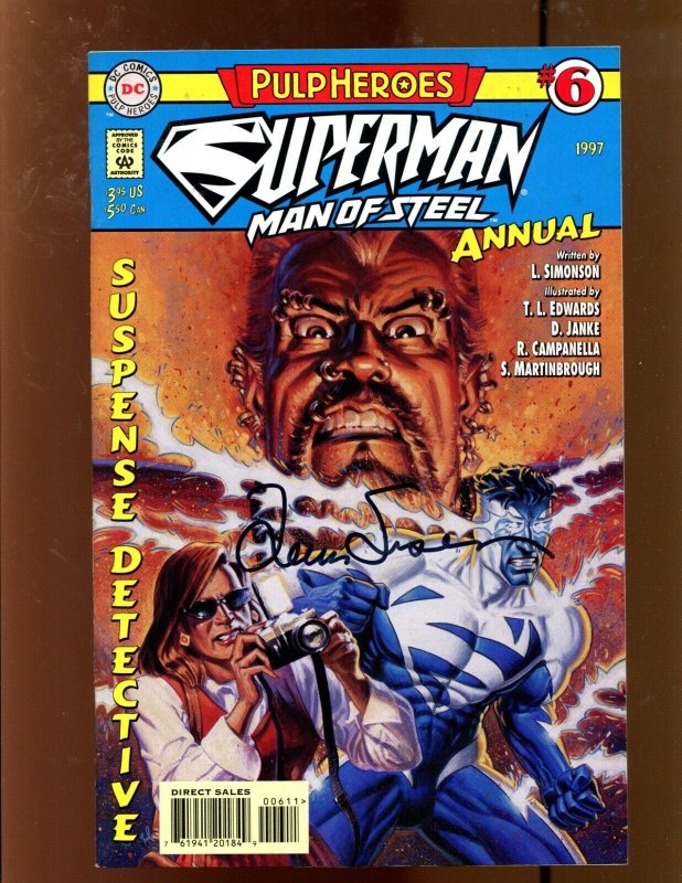 Superman: Man of Steel Annual #6 (1997), raw comic book in 9.0 condition — front cover