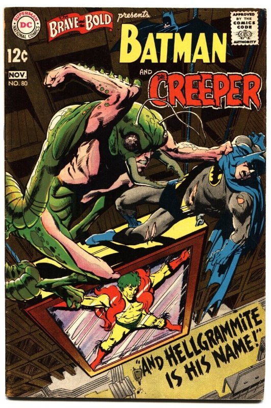 Brave and the Bold #80 (DC Comics, 1968), raw, ungraded comic book — front cover