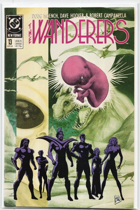 Wanderers #13 (1989), raw, ungraded comic book — front cover