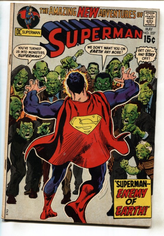 Superman #237 - 1971 - DC - Vg/fn - Comic Book (DC Comics, 1971), raw comic book in VG/FN condition — front cover