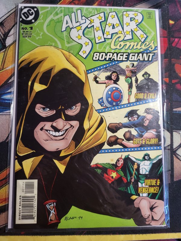 All Star Comics #80 (DC Comics, 1999), raw, ungraded comic book — front cover