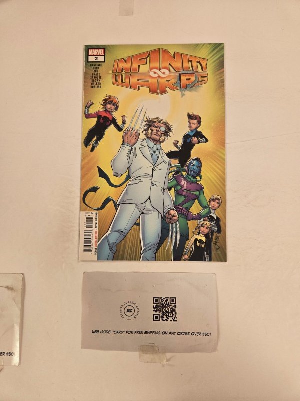 Infinity Warps #2 (Marvel Comics), raw comic book in NM condition — front cover