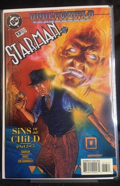 Starman #13 (DC Comics, 1995), raw, ungraded comic book — front cover