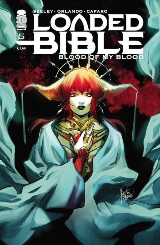 Loaded Bible Blood of my Blood #5 (Image Comics, 2022), raw, ungraded comic book — front cover